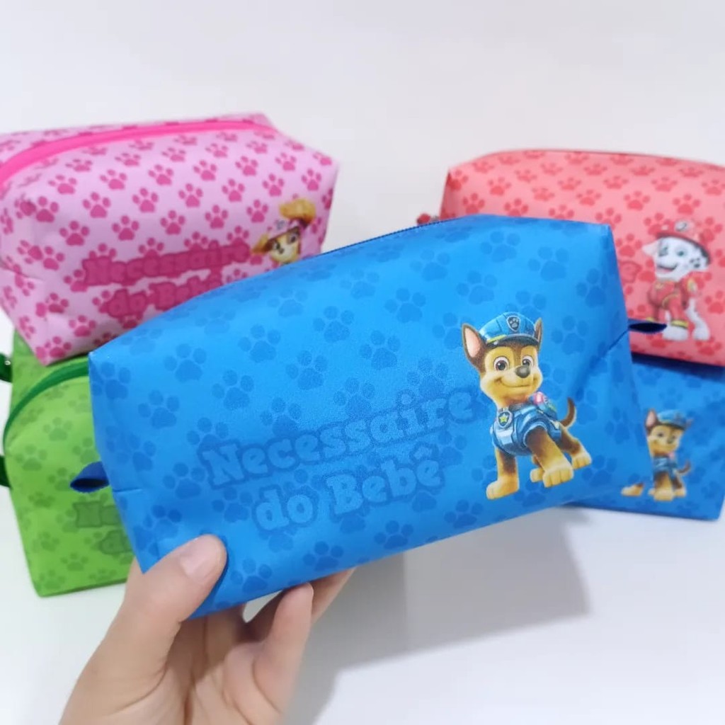 Necessaire Personalizada Box Patrulha Canina Porta