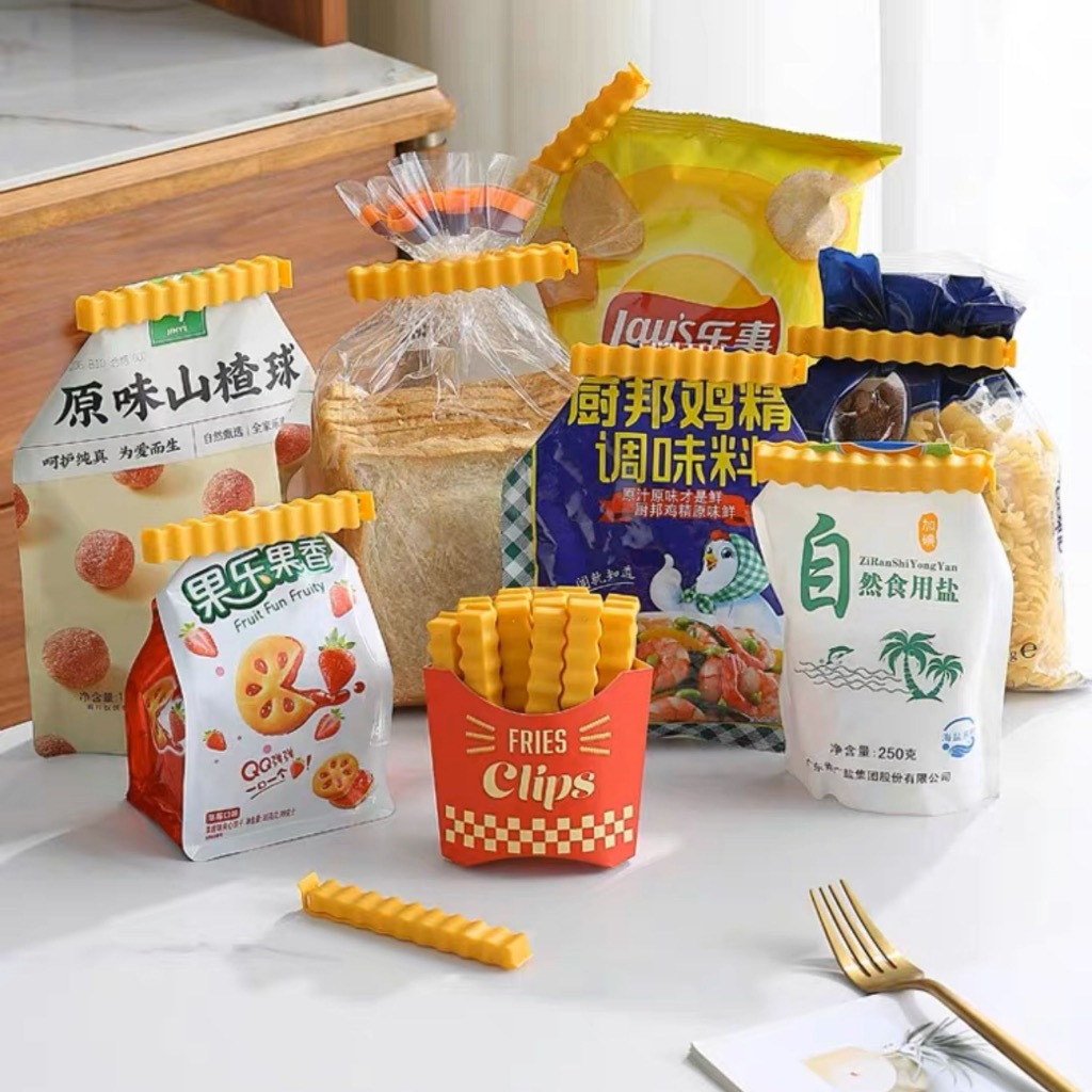 kit com 12 pregadores Seladoras Batatas Fritas À 