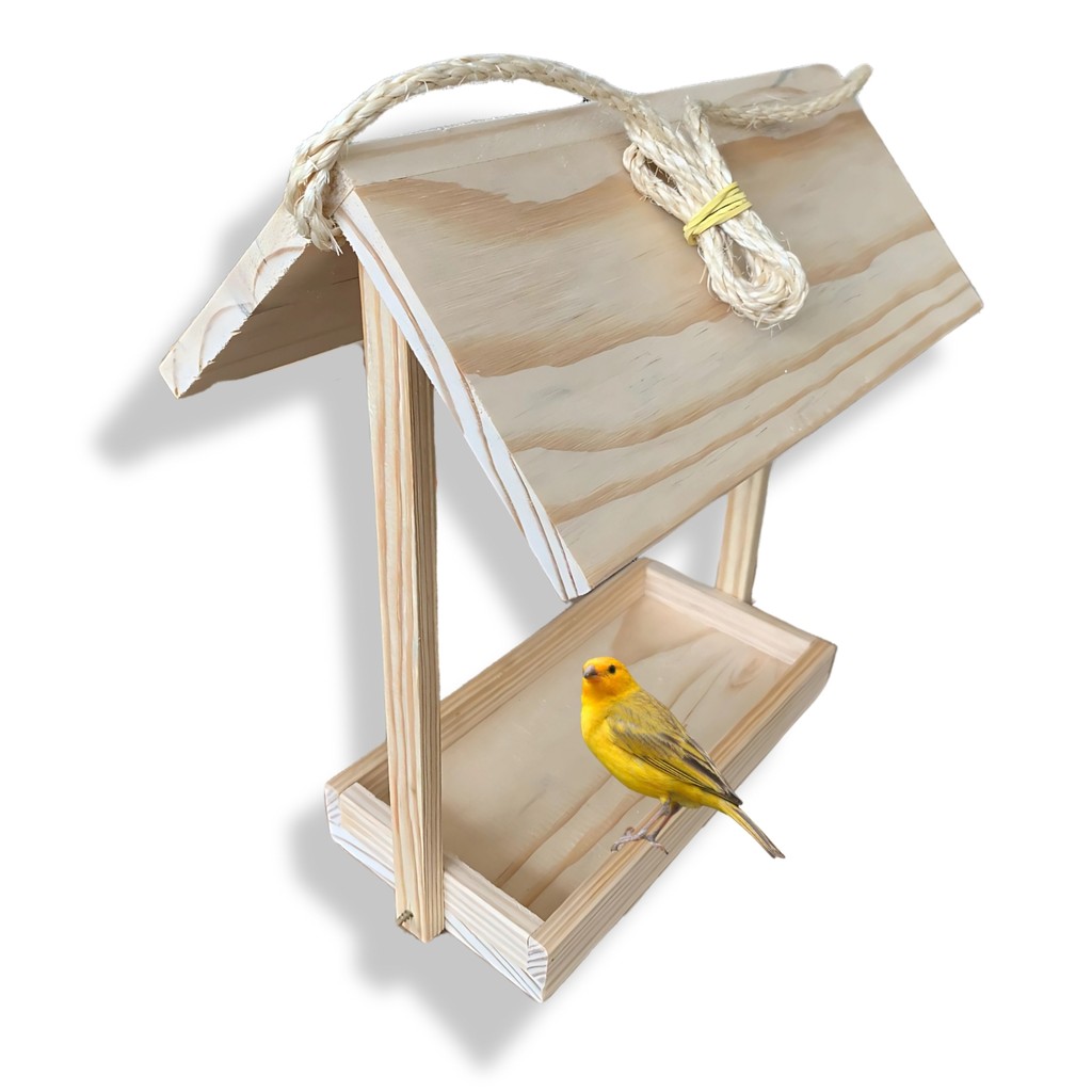 Casinha de Passarinho em Madeira Pinus – Com