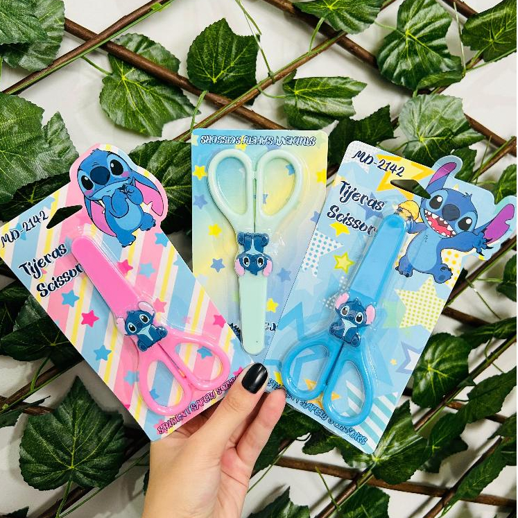 Tesoura Infantil Stitch E Lilo Desenho Animado Fil