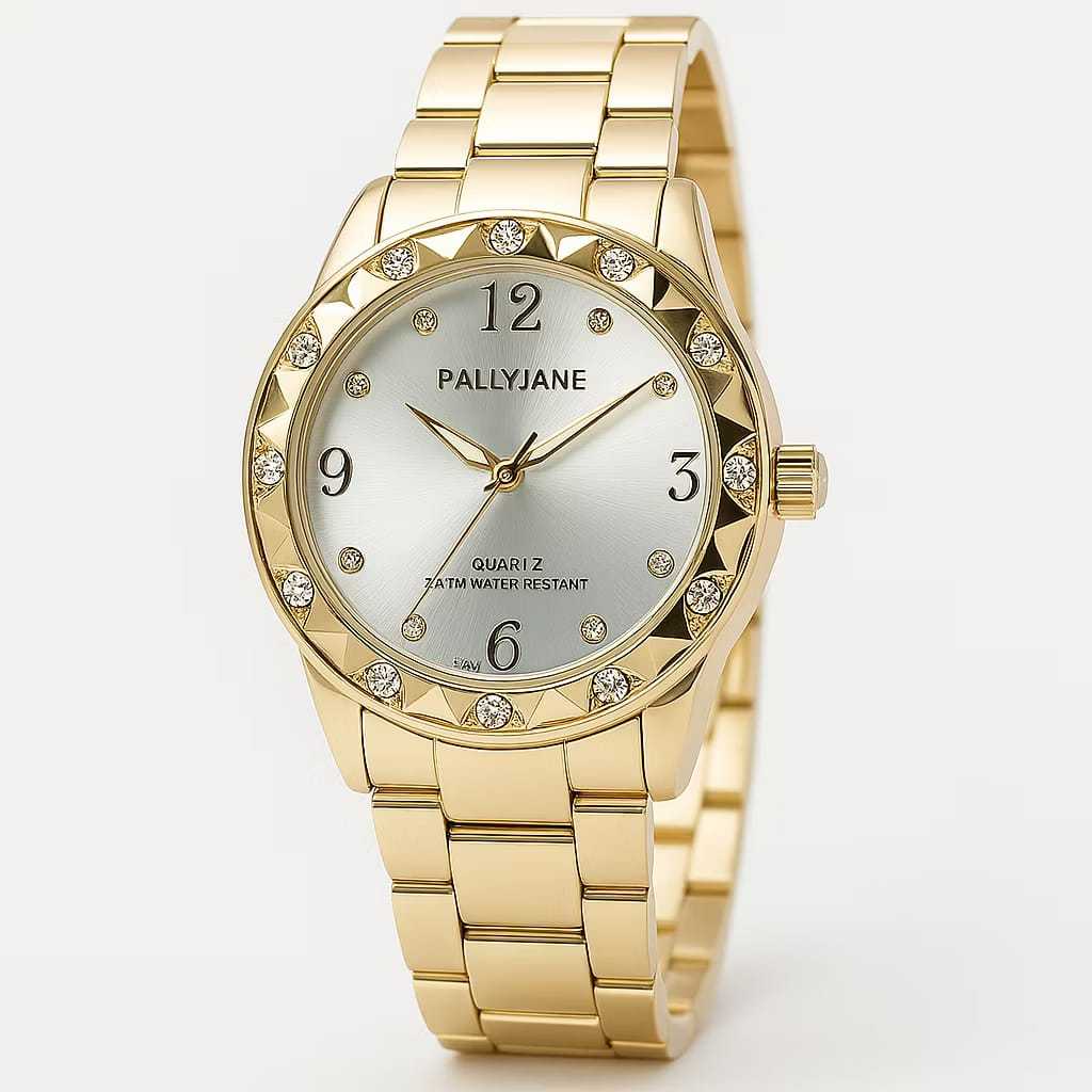 Relógio Feminino Dourado Banhado a Ouro 18k A Pro