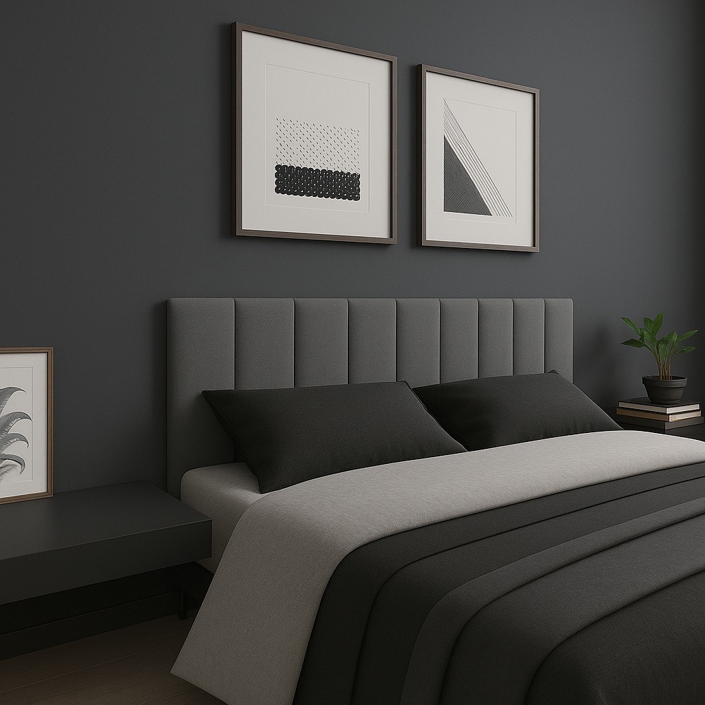 Kit 15 Cabeceiras Estofadas Modulares 45x20cm  Dec