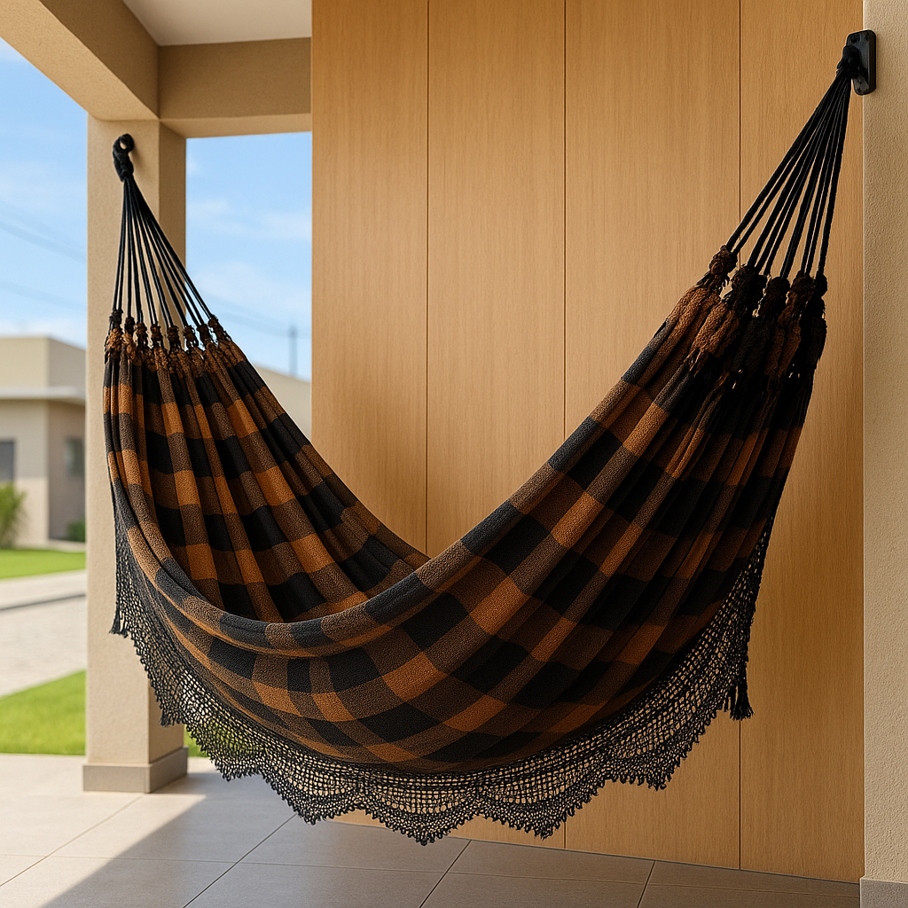 Rede de Dormir Casal 100% Algodão Reforçada 4,50