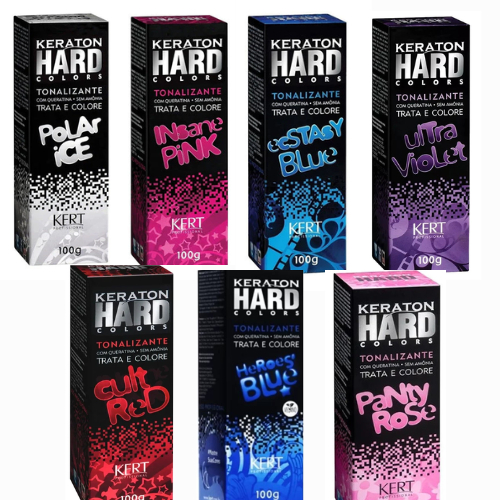 Tonalizante Keraton Hard Color Hidratante 100g 
