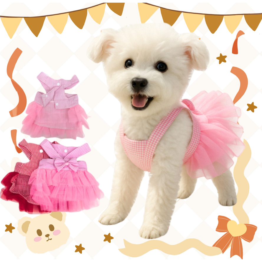 Vestido Para Pets Look De Festa, Verão E Samba Pa