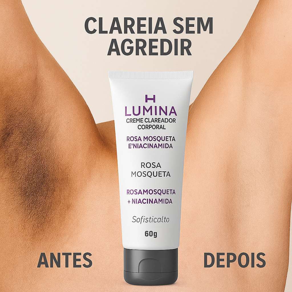 Creme Clareador Corporal Lumina Axila Virilha Manc