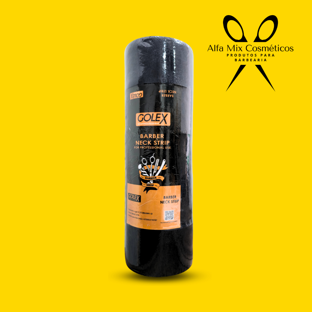 Gola higiênica Preta | 1 Pacote C/ 5 rolos | 500 