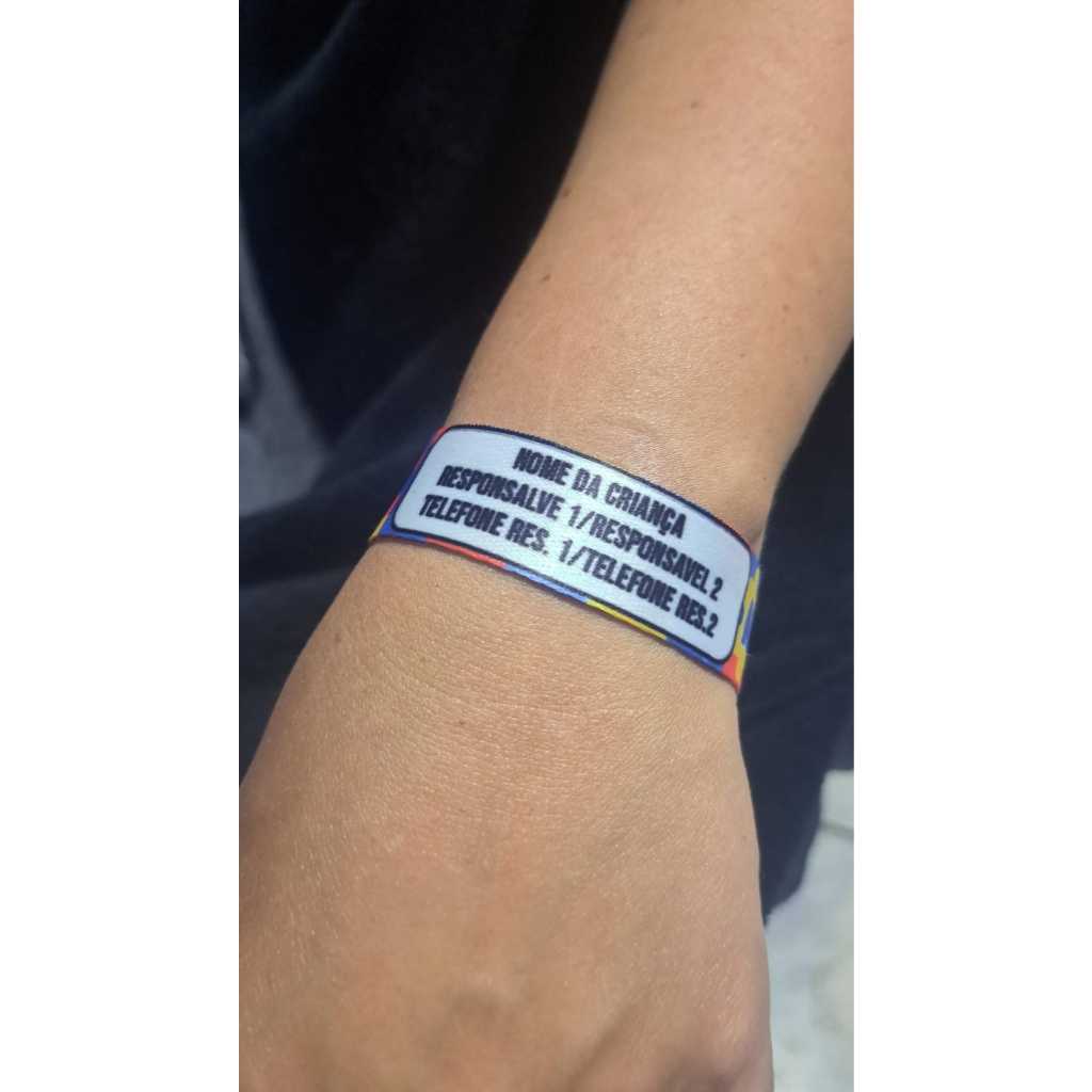 Pulseira de Identificação Infantil  Autismo | De