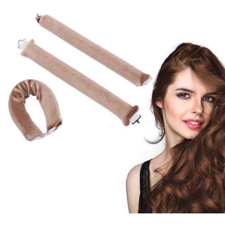 Ferros De Ondulação Sem Calor Macio Elástico Pr