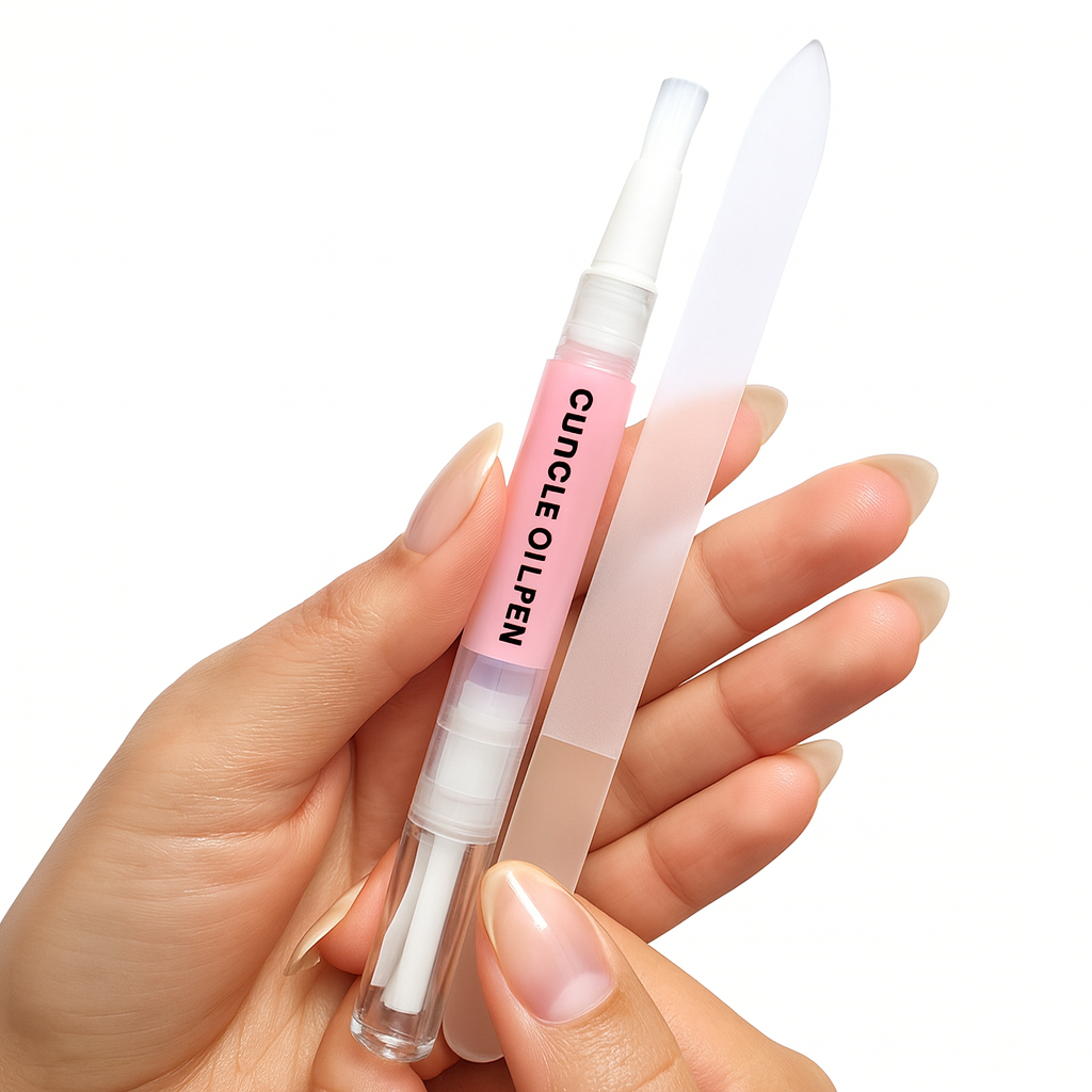 kit Lixa Unha de Vidro Polir  Efeito Nude + Hidrat