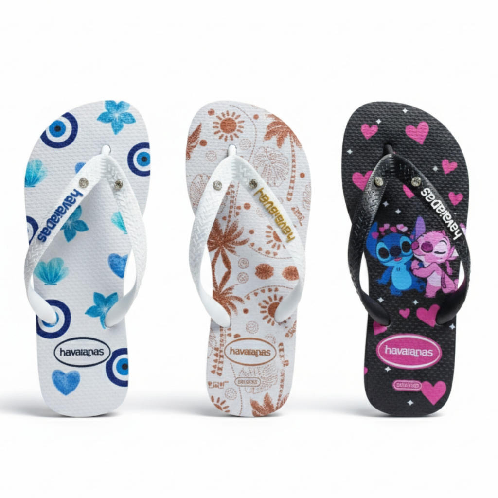 Chinelo Feminino Estampado  Leve, Durável e Perfe
