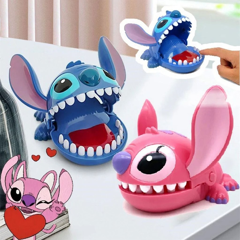 Brinquedo Stitch Mordida Surpresa Jogo Interativo 