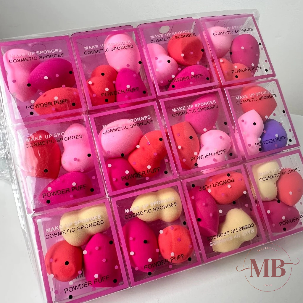 Kits 36/72/108 Mini Esponjinha Esponja Para Maquia