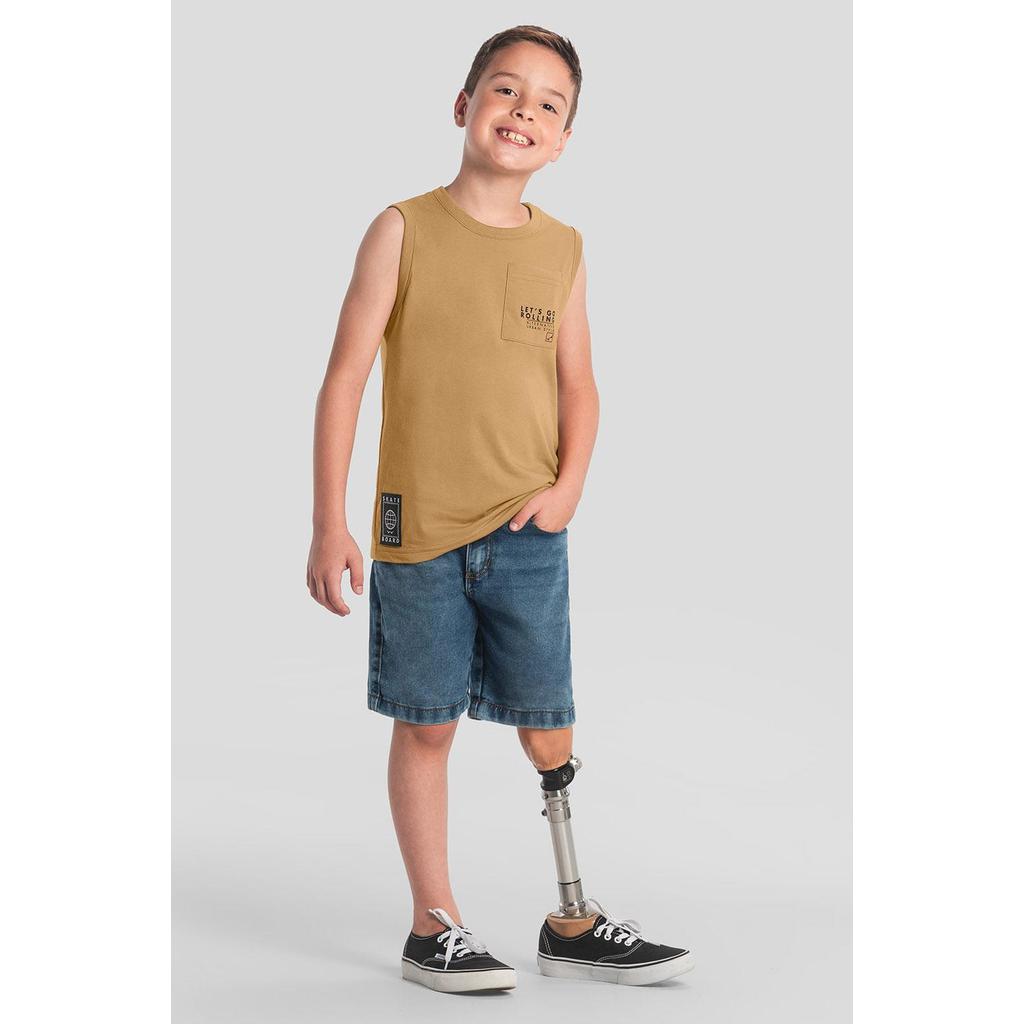 Regata infantil menino de skate Brandili