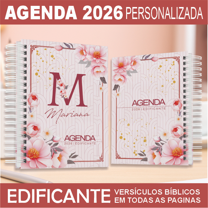 Agenda 2026 Personalizada Planner 2026 Com Inicial