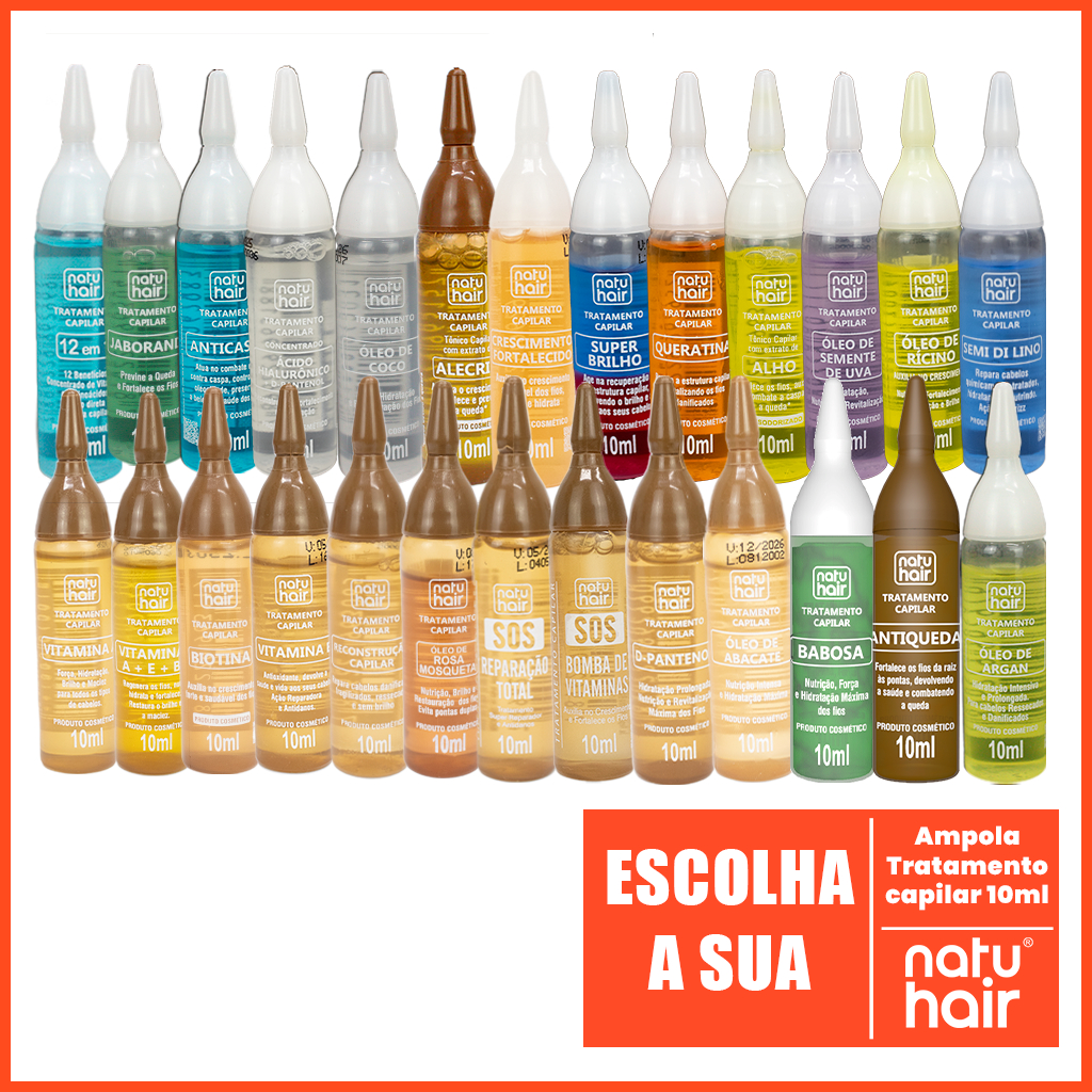 Ampola de tratamento capilar Natuhair 10ml –
