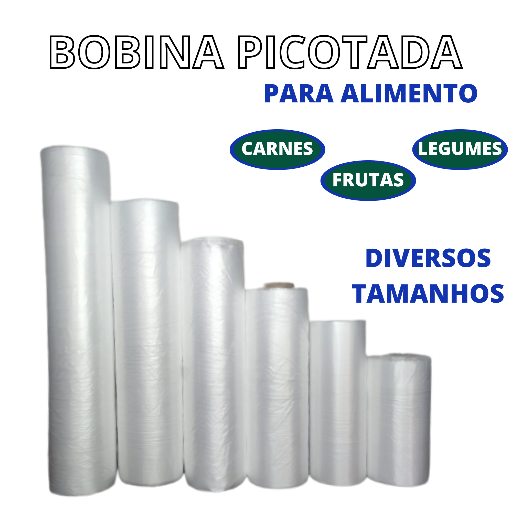 Bobina Plástica Sacos Plásticos Picotado Rolo V�