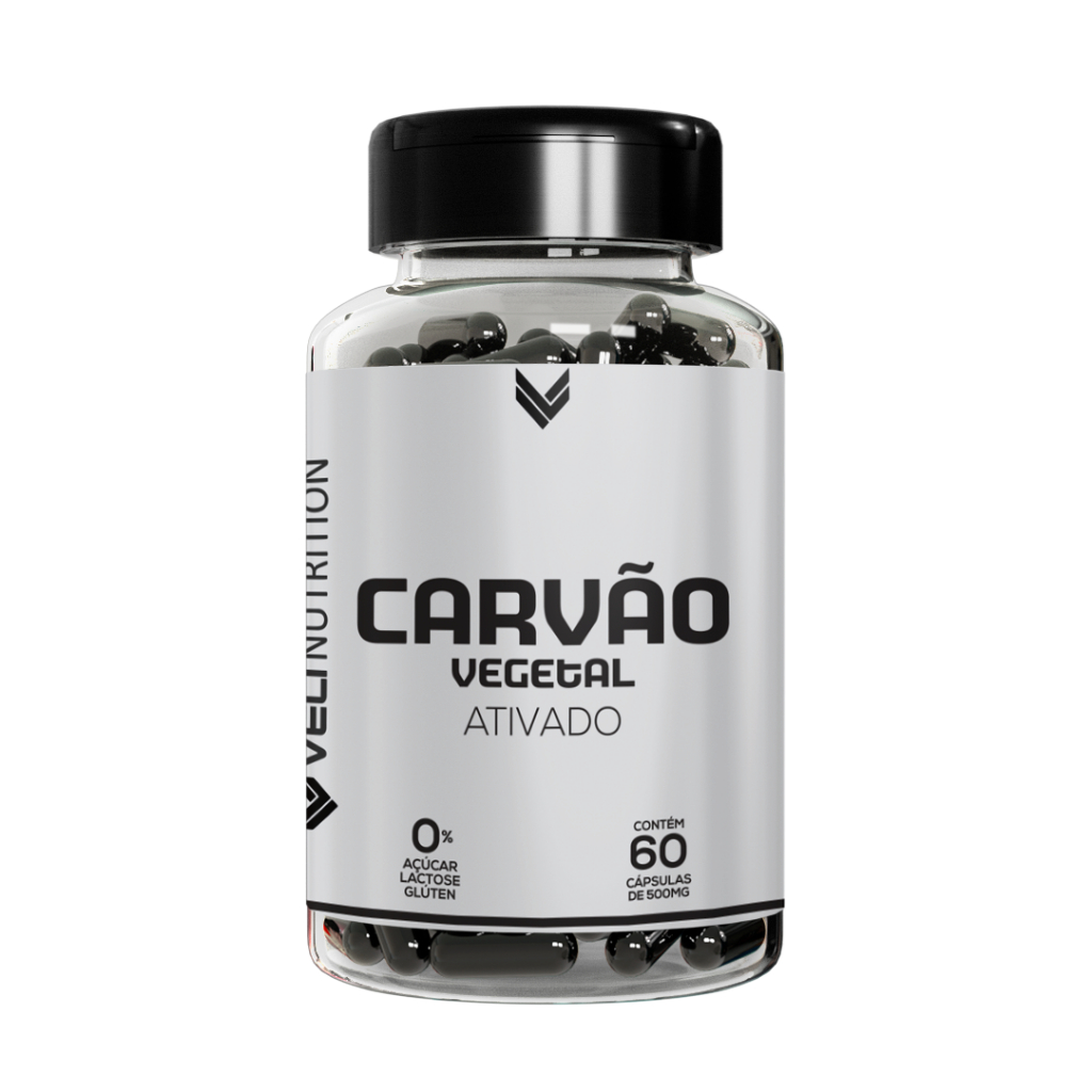 Carvão Vegetal Ativado 60 Cápsulas Veli Nutritio