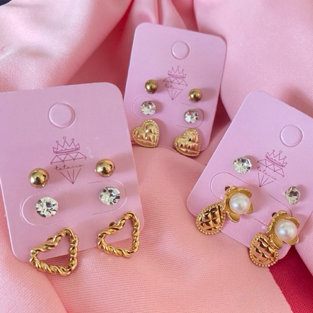 1 par de brincos em bijuteria- variados modelos