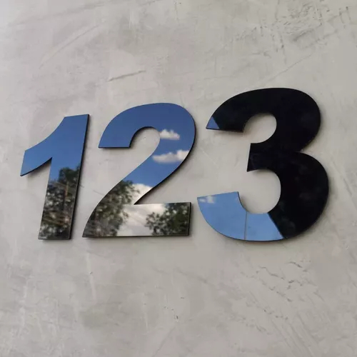 Kit 3 Números Residenciais Casa Apartamento De Ac