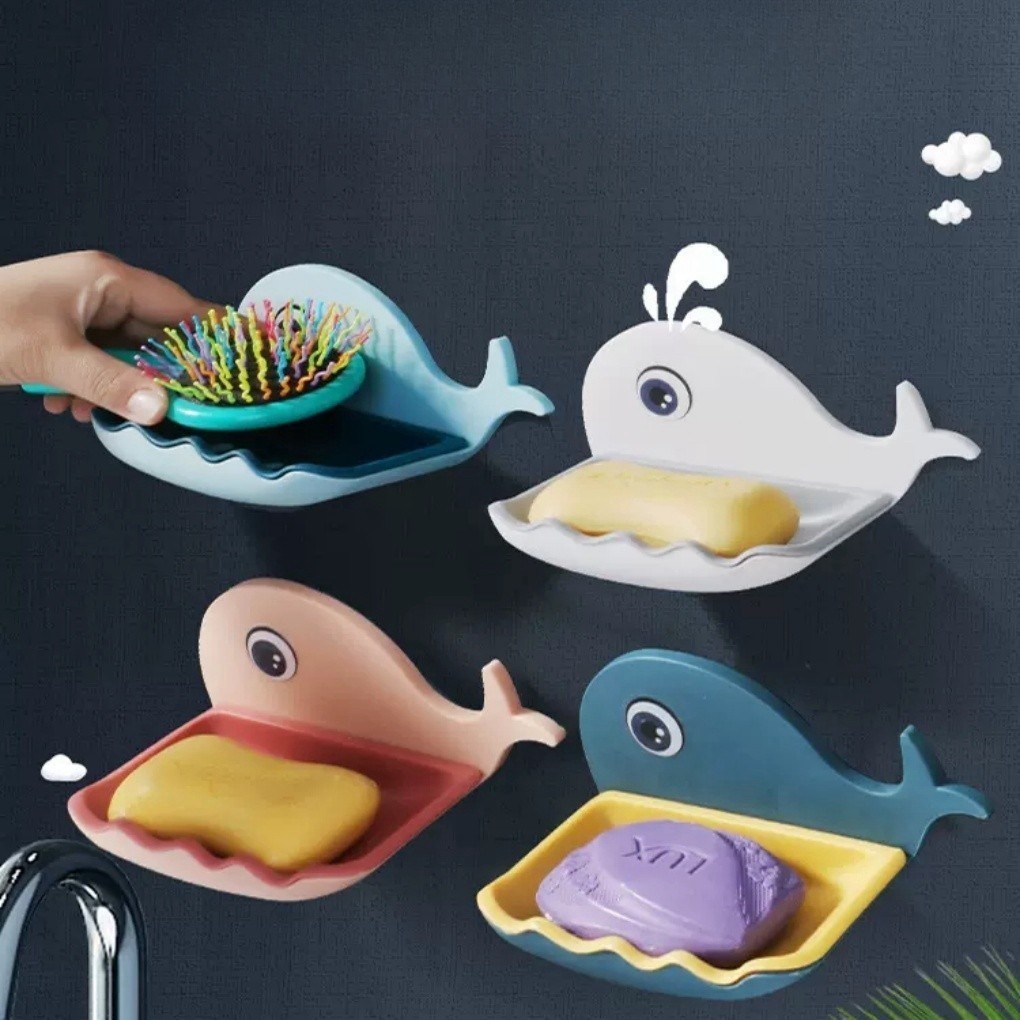 Kit4 Saboneteira De Parede Com Camada Dupla Em For