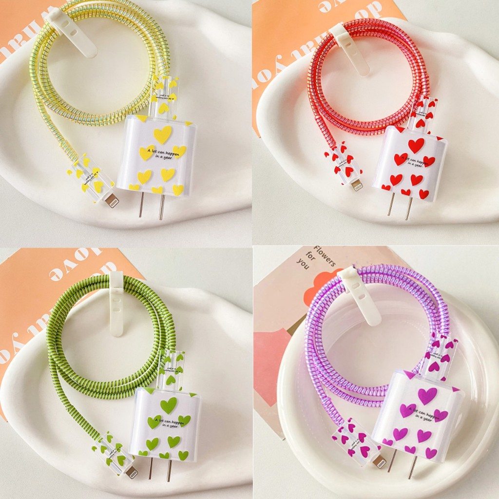 Transparente Cabo de carregamento e capas de carre