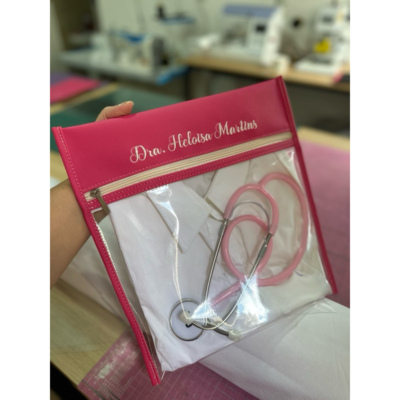 porta jaleco enfermagem scrub odontologia farmacia