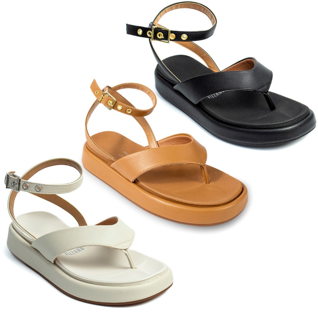 Sandália Flat Vizzano Feminina Original Tornozelo