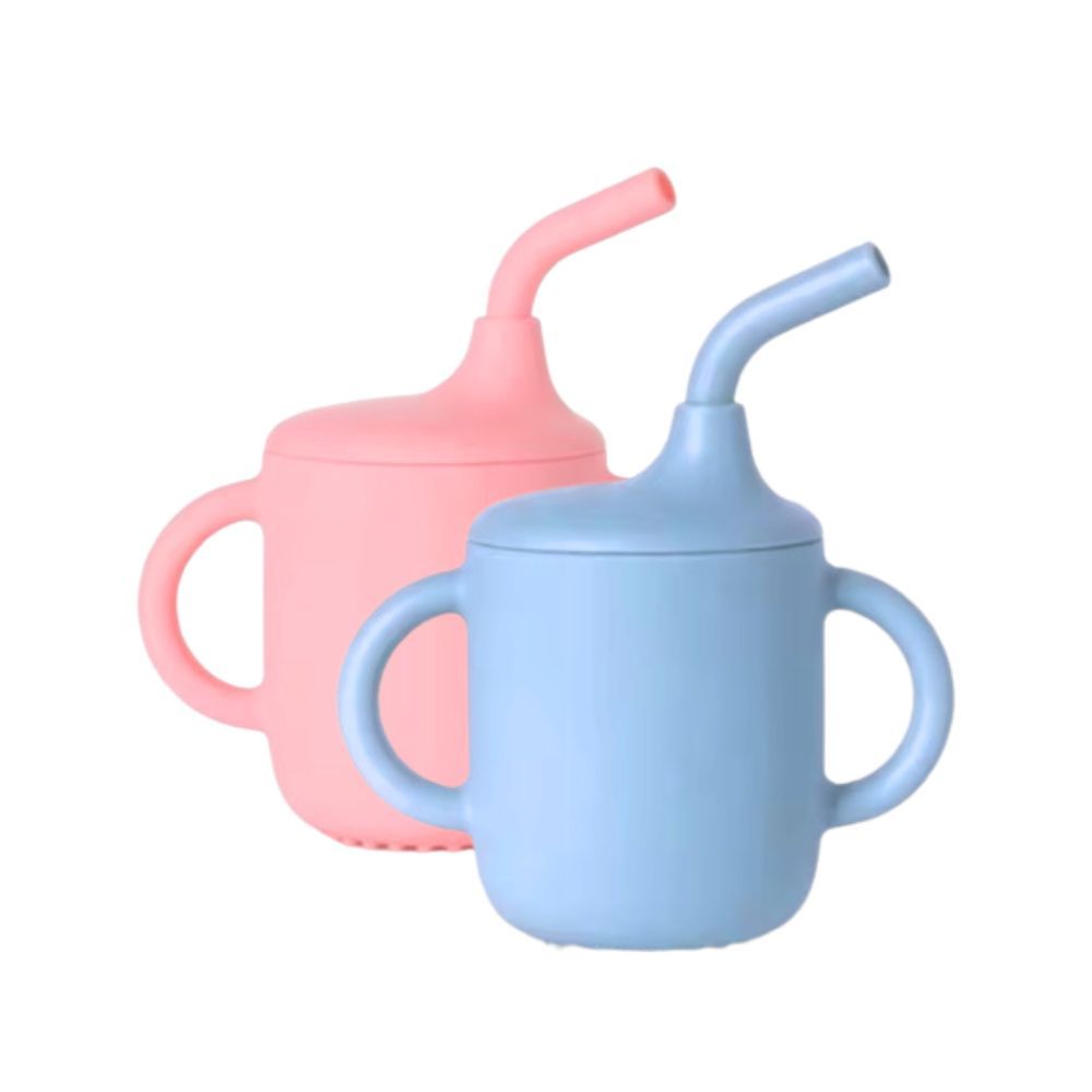 Copo De Treinamento De Silicone Infantil Com Alça