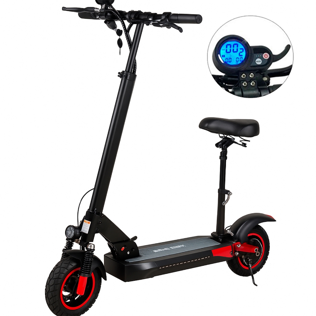 Patinete Elétrico Scooter com Banco Assento 500W 