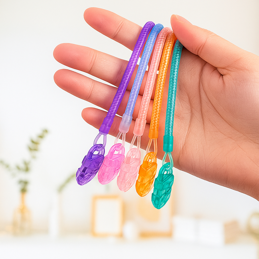 Kit 3 Prendedor de Chupeta Tipo Mola Universal Beb