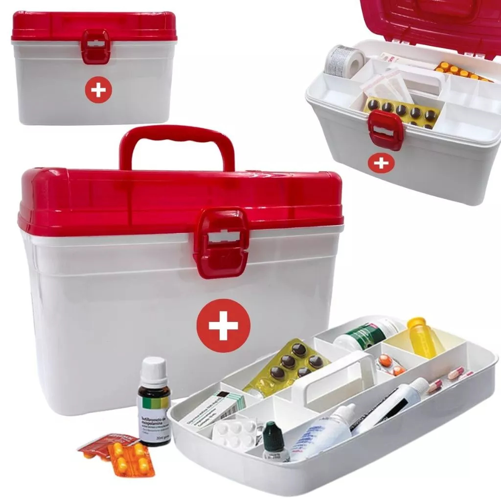 Maleta Porta Remédio Caixa Organizadora