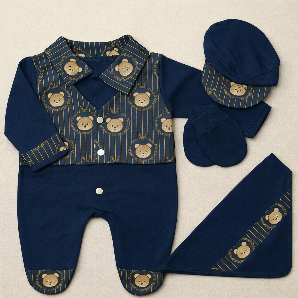 Saída de Maternidade Antialérgico Menino Complet