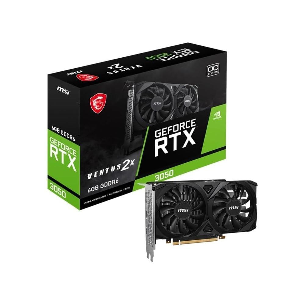 PLACA DE VIDEO MSI RTX3050 6GB GDDR6 96BITS VENTUS
