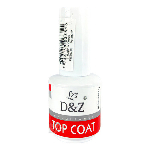 Top Coat Selante DEz Clear Unhas Gel 15ml