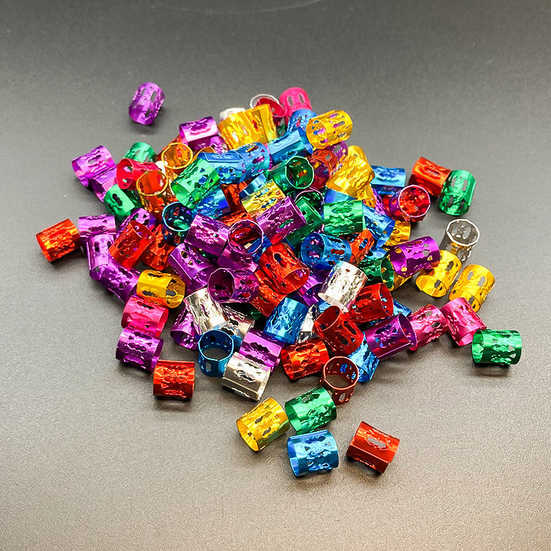 100 peças Anéis para trança Para Box Braids Tra