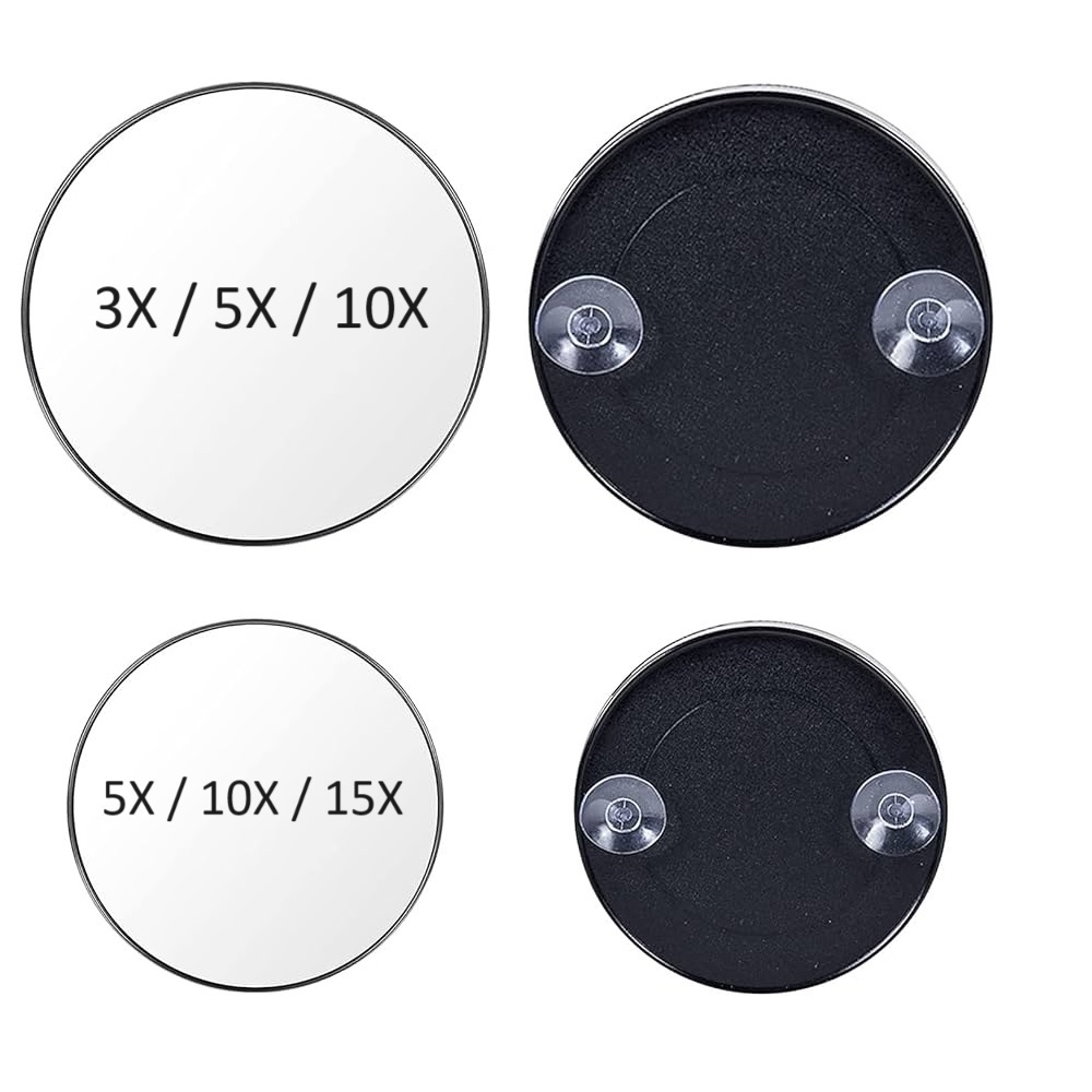 Espelho Redondo De Maquiagem Aumento Ampliação d