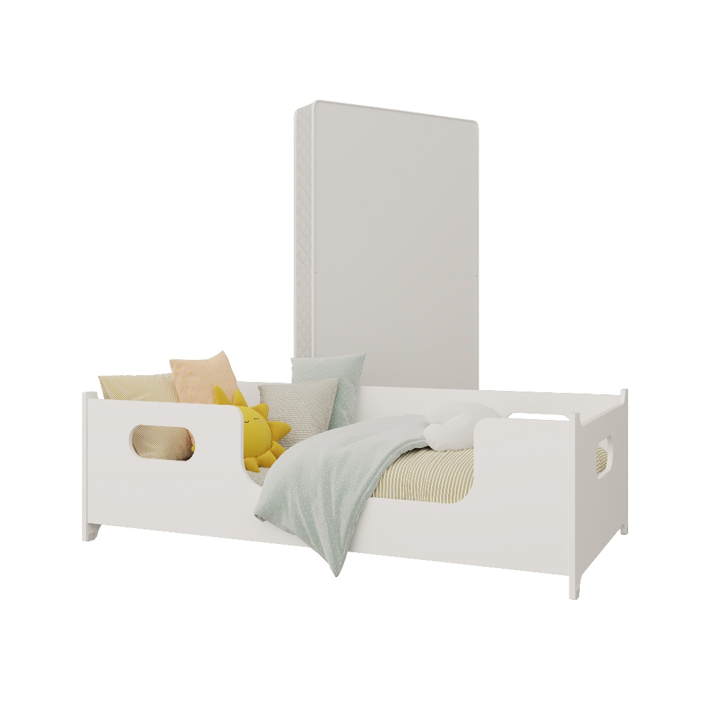 Cama Infantil Montessoriana Com Colchão Incluso e
