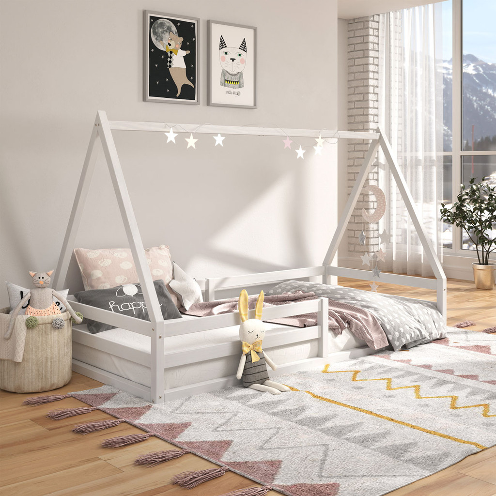 Cama Montessoriana Madeira Maciça Casa Estrado Si