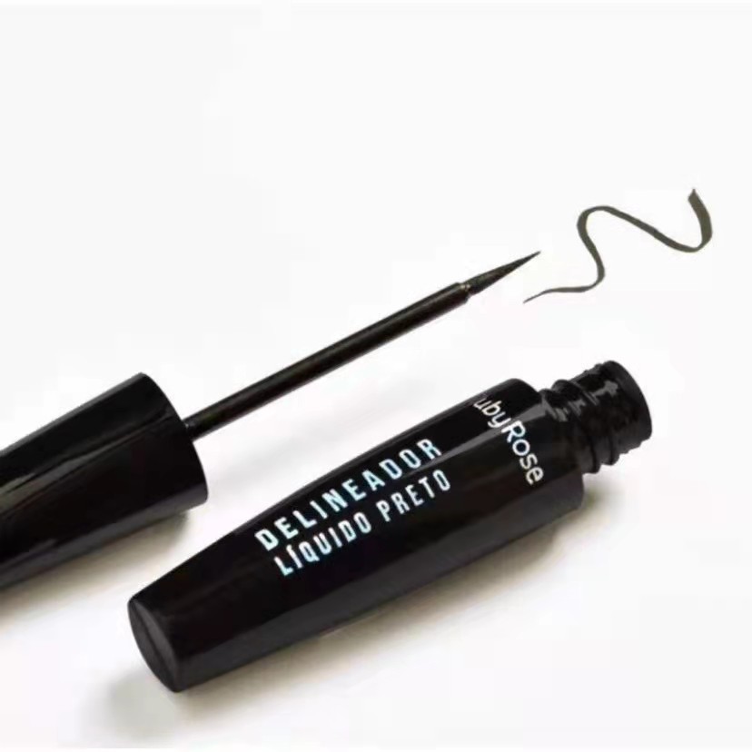Delineador Líquido Preto HB-8406 Ruby Rose