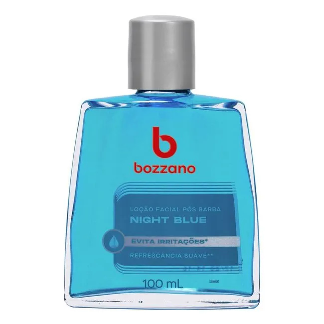 Loção Facial Pós-Barba Bozzano Night Blue 100ml