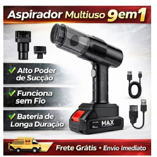 Aspirador De Pó Para Carro Soprador De Poeira Sem