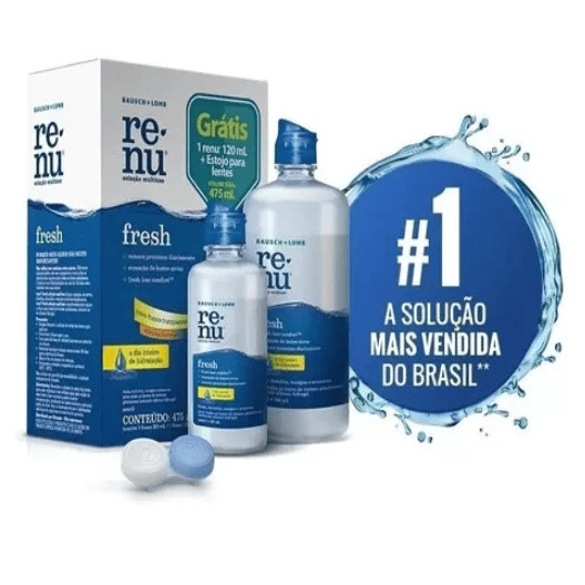 Kit Renu 475ml + Estojo – Solução de Limpe
