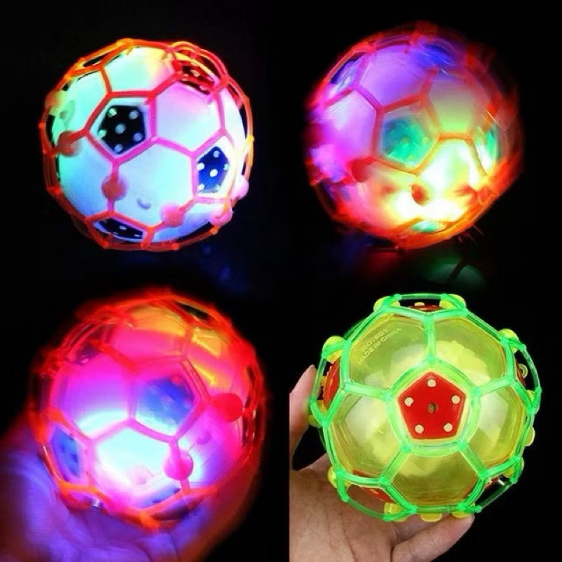 Bola Maluca Colorida Musical com Luz Brinquedo Inf