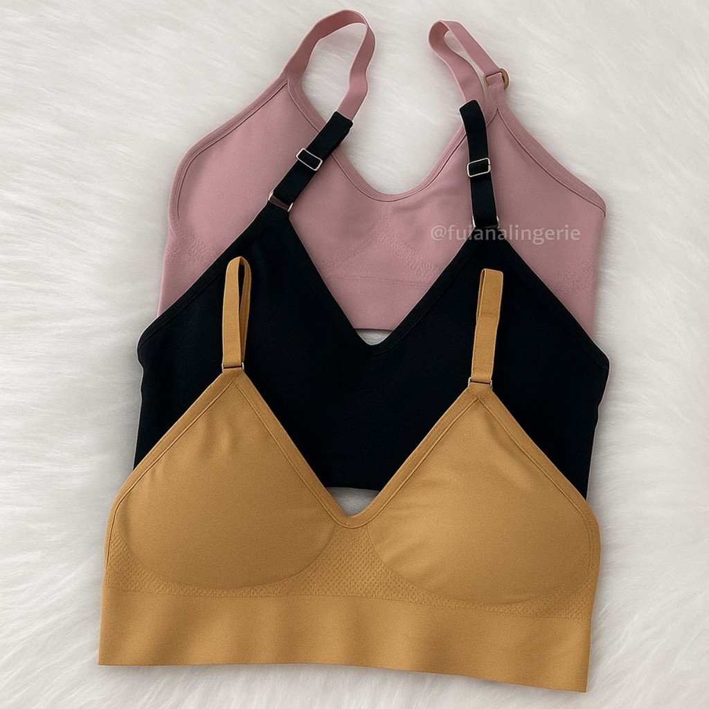 Kit Com 2 Sutiãs Sustentação Com Bojo Removíve