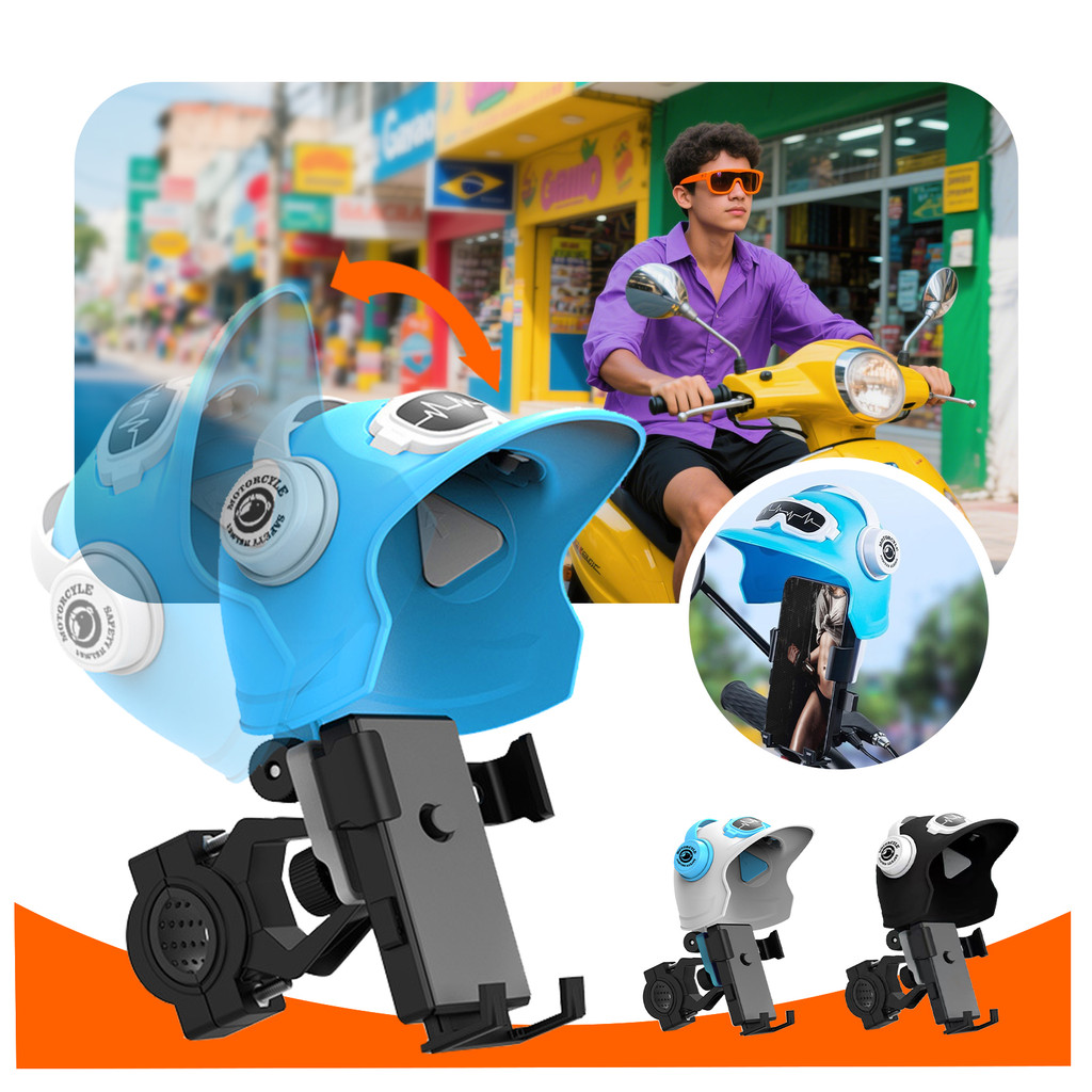 Suporte de Celular Para Moto Proteção de Telefon