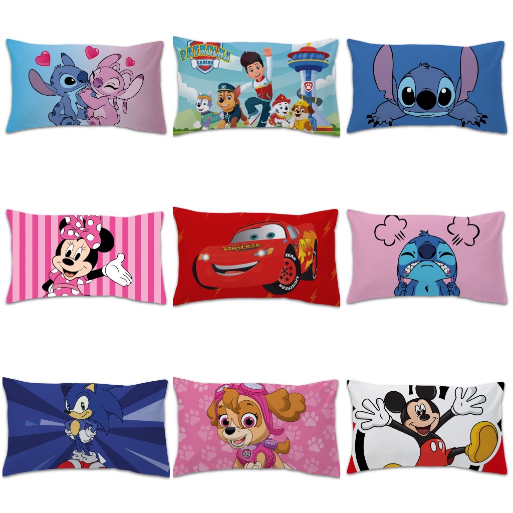 Fronha Infantil Temática De Personagens para Cria