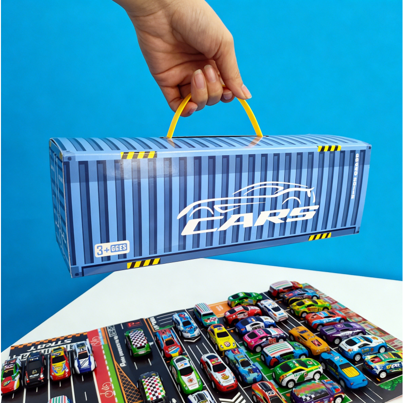 Super Kit 48 Carrinhos de Fricção + Pista  | Pre