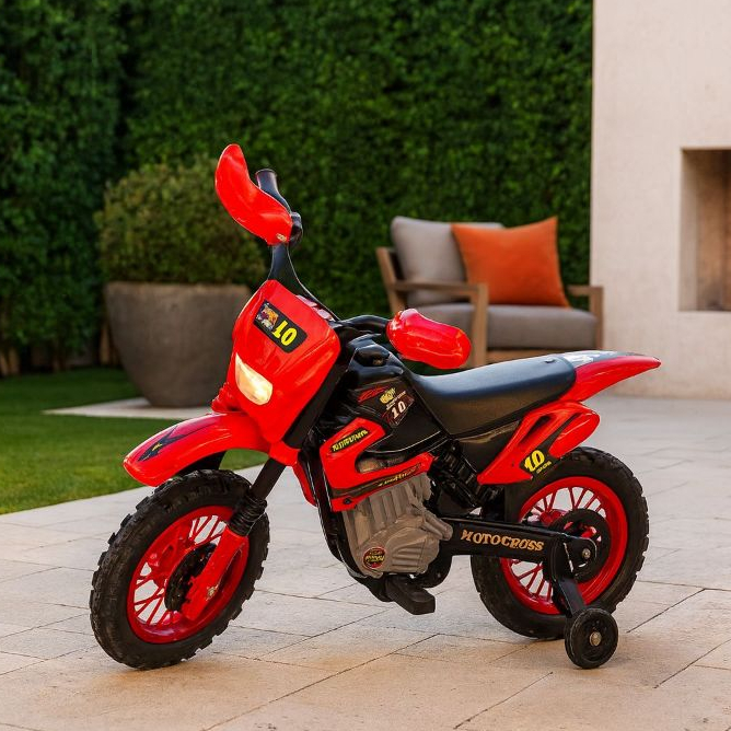 Moto Elétrica Infantil Motocross Homeplay Xplast