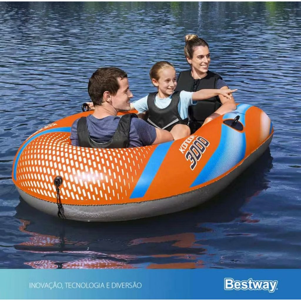 Bote Inflável Bestway Kondor 2000 2.12m Para 2 Pe